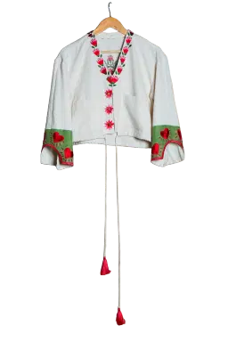 Corduroy Bejewelled Jacket