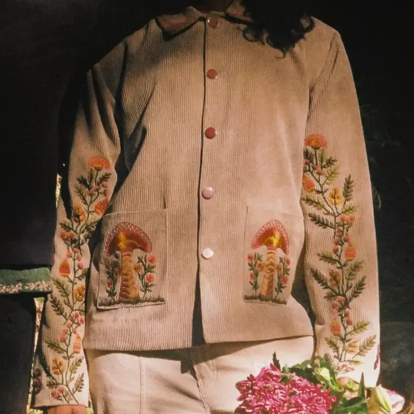 Mughal Mushroom Corduroy Jacket